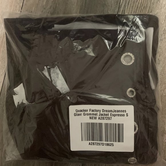 NWT QUACKER FACTORY GLAM GROMMET JACKET SMALL - Picture 8 of 10